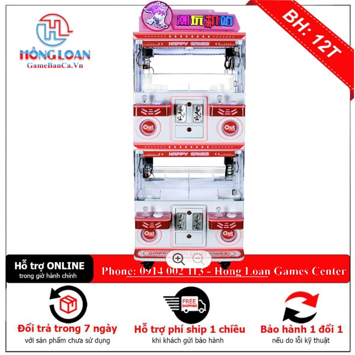 Máy Gắp Thú 4 Người Chơi